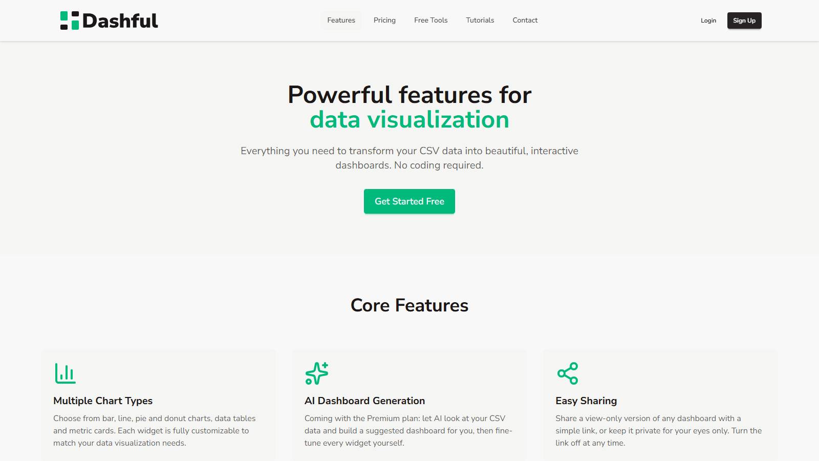 Dashful: CSV to Dashboard Builder — image 3